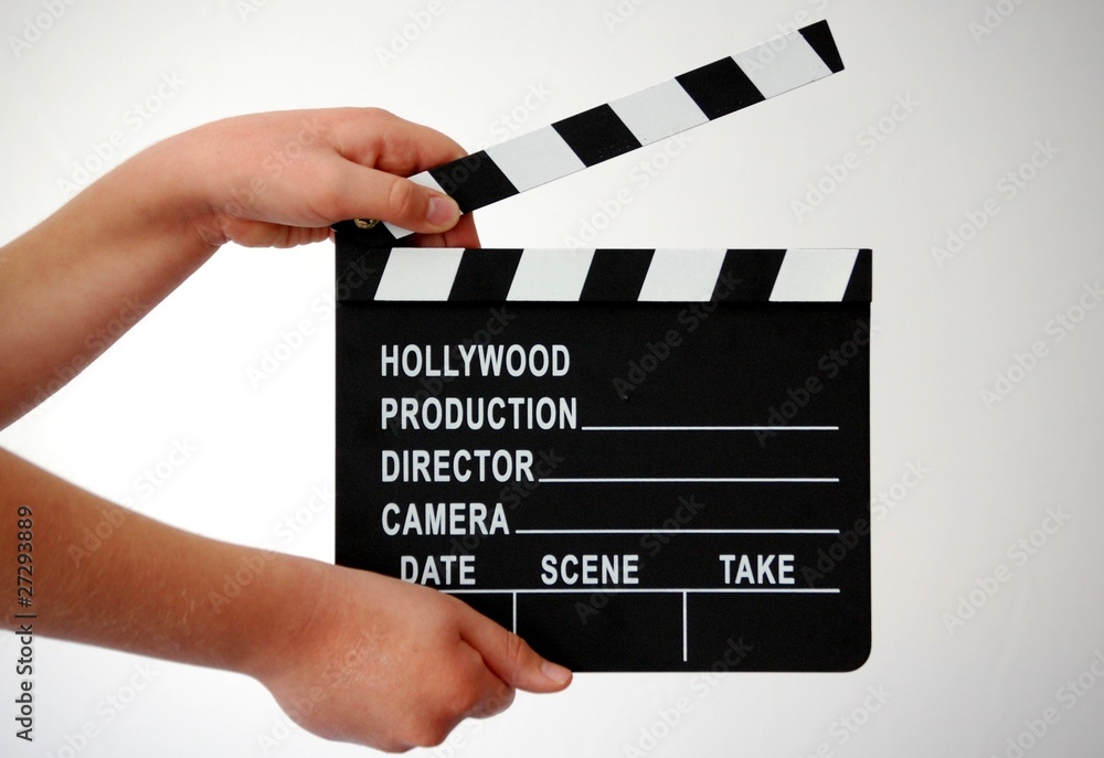 Fototapeta premium Klappe, die Erste