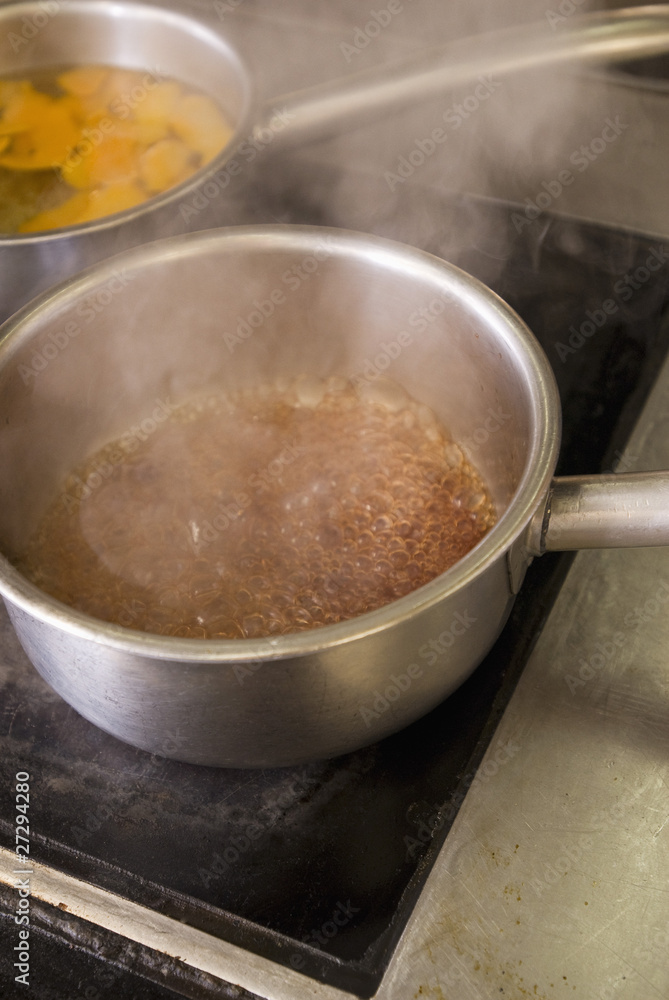 Préparation du caramel Préparation du caramel