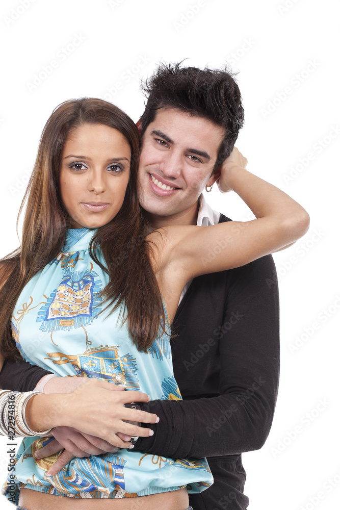 Fototapeta premium smiling couple
