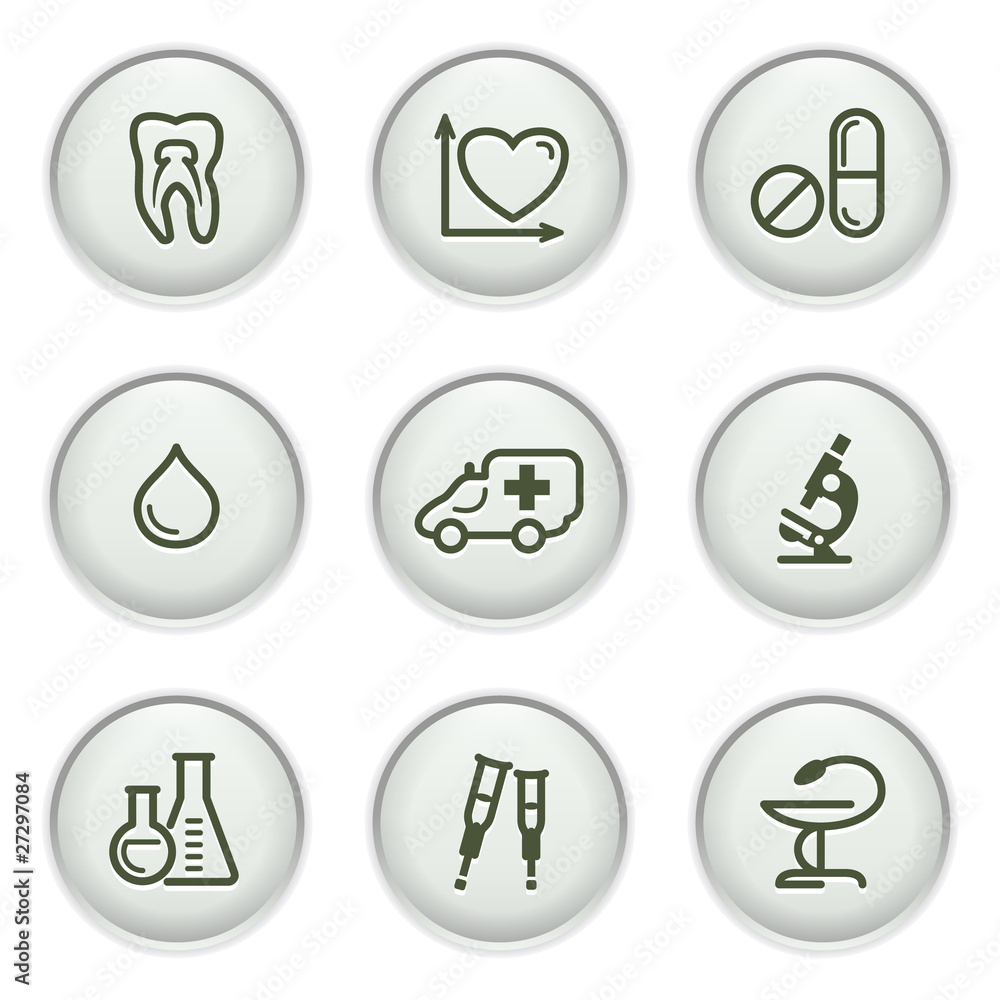 Gray icon with button 12 Gray icon with button 12