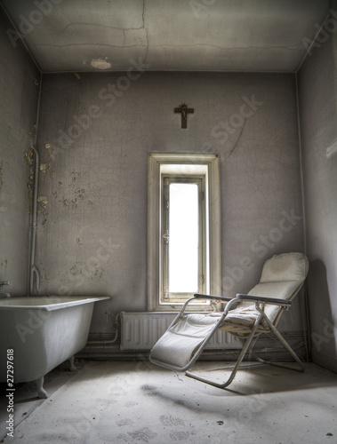 Wallpaper Mural A creepy room, time to say your prays Torontodigital.ca