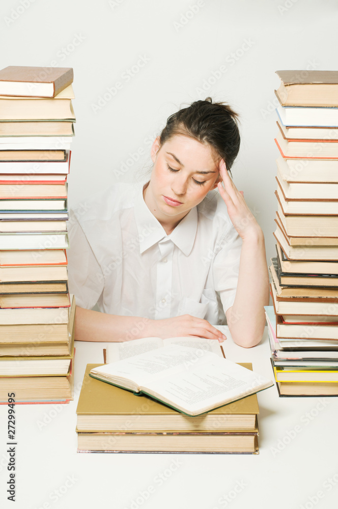 Tired student Tired student