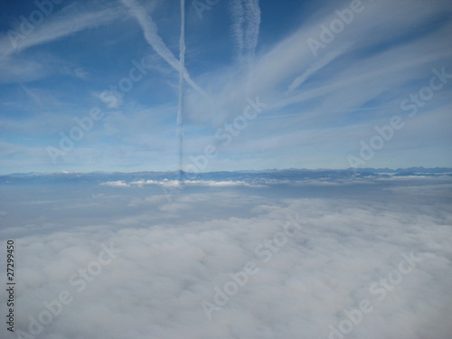 Fotografie Aus dem Heißluftballon