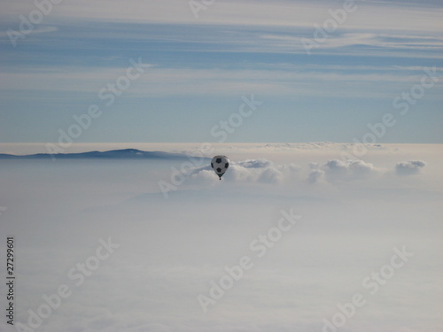 Fotografie Aus dem Heißluftballon