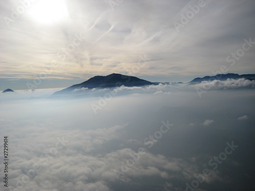 Fototapeta Aus dem Heißluftballon