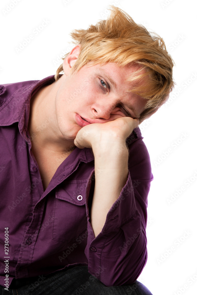 Bored Young Man Bored Young Man