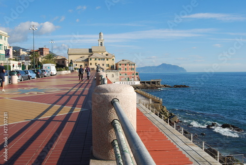 Genova, la fine di Corso Italia e la chiesa di Boccadasse photo