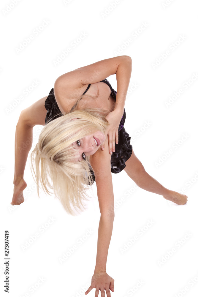 back pose dancer