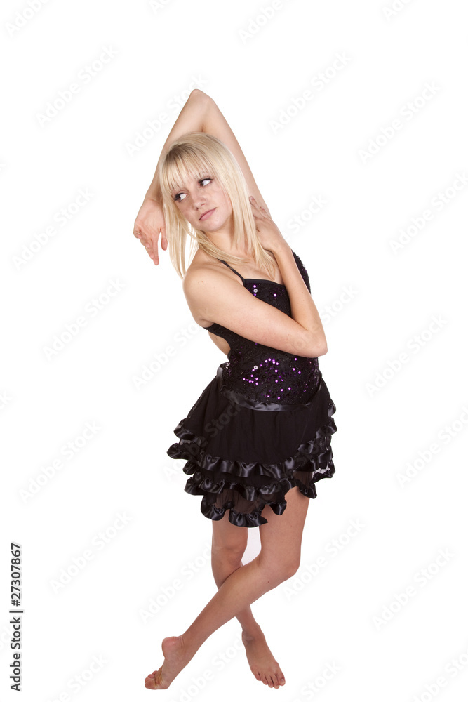 Naklejka premium pose dancer