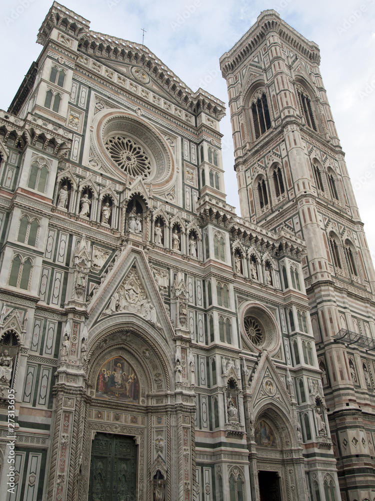 Fassade des Domes in Florenz, Italien Stock Photo Adobe Stock