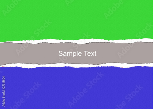 Gerissenes Papier