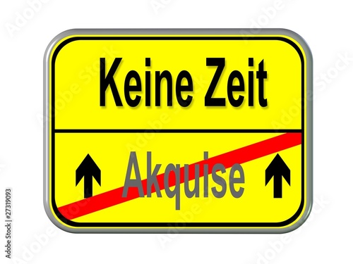 Akquise - keine Zeit
