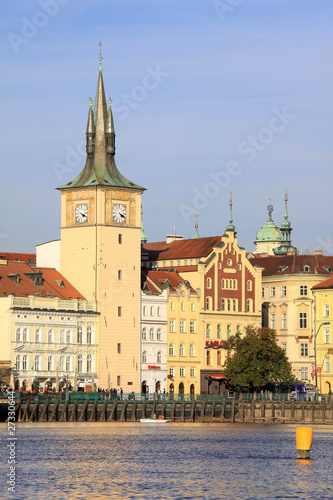 The View on the autumn Prague Old Town