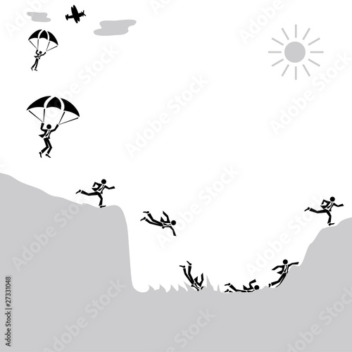 diving man