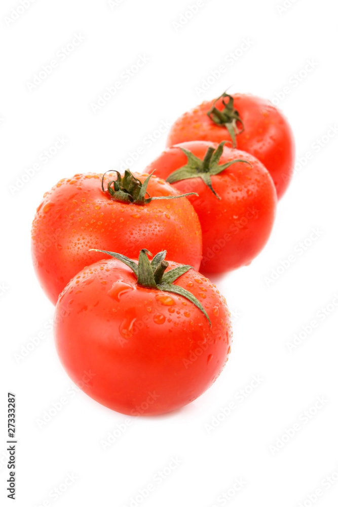 red tomato vegetables isolated on white background red tomato vegetables isolated on white background