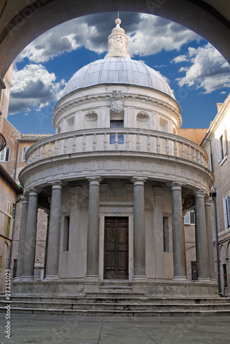 roma gianicolo tempietto del bramante nella chiesa di San Pietro