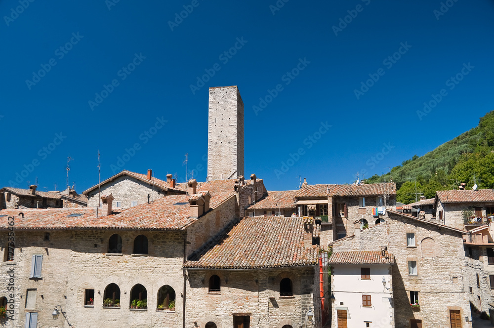 View of Gubbio. Umbria.