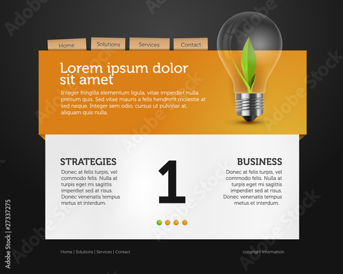 web page layout