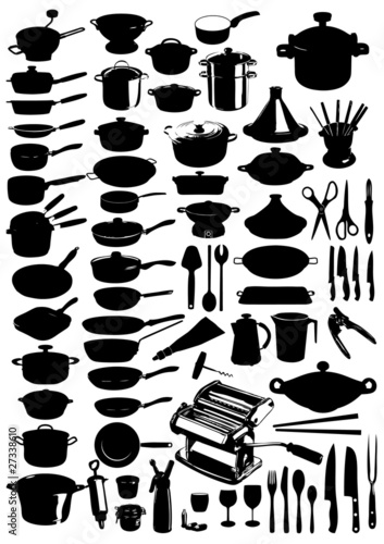 70 ustensiles de cuisine