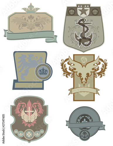Rock 'n Roll shields/emblems
