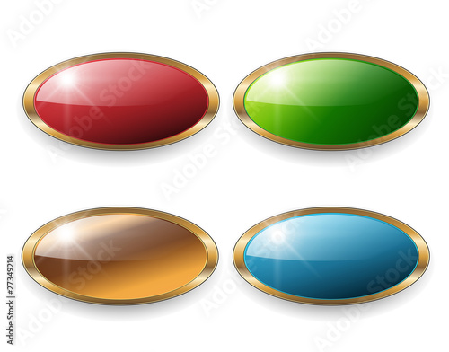 Web buttons set.