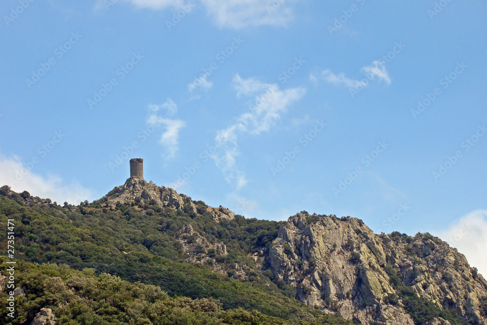 Tour de la Massane, dans les Pyrénées-Orientales (Fr.)