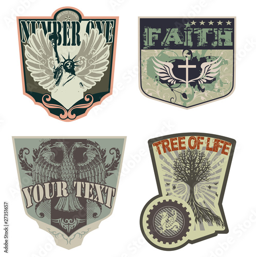 Rock 'n Roll labels/headers