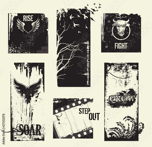 The Ultimate Grunge Labels, Banners and Headers