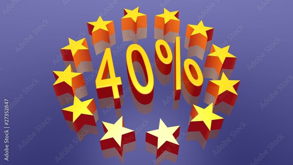 Fototapeta premium 40% _ stars