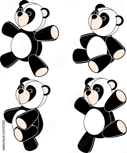 Panda giocattolo-Panda Toy-Vector