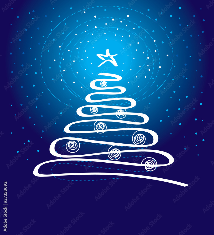 Abstract christmas tree Abstract christmas tree