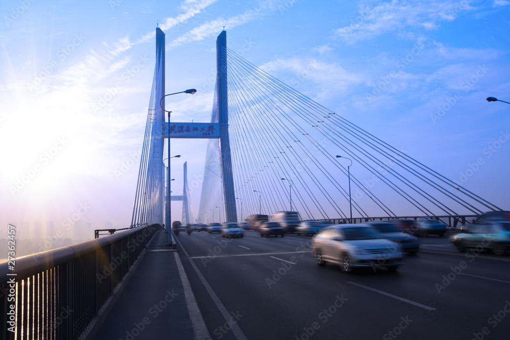 Obraz premium cable stayed bridge