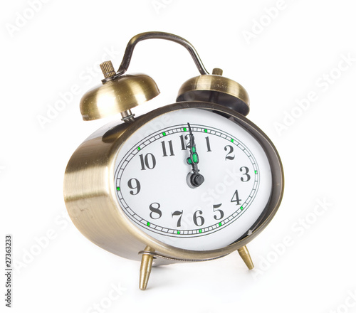 Hours an alarm clock