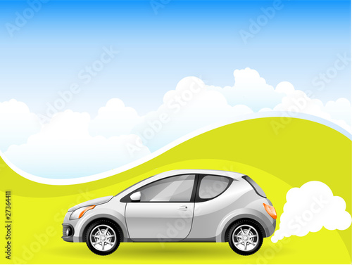 Fototapeta Naklejka Na Ścianę i Meble -  Alternative Energy car