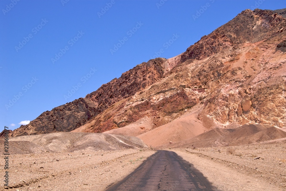 Artists Drive road, Death Valley National Park Artists Drive road, Death Valley National Park