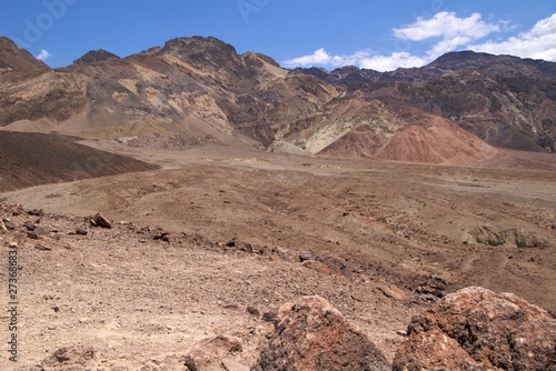 The colourful mountains of Artists Drive, Death Valley Nat Park