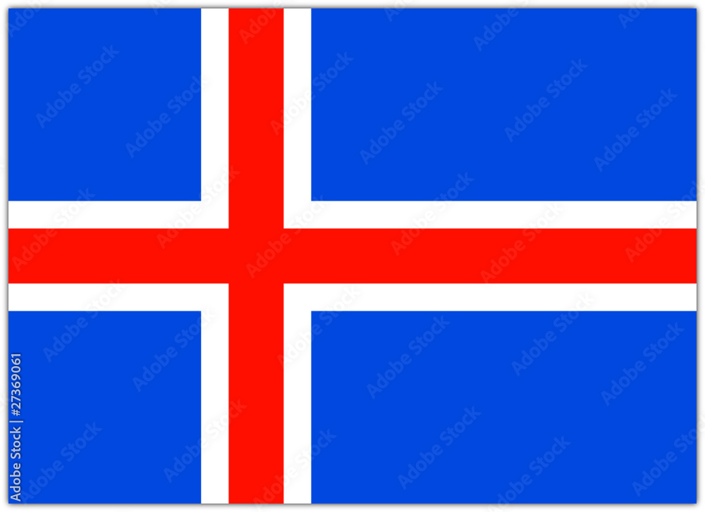 Flagge von Island