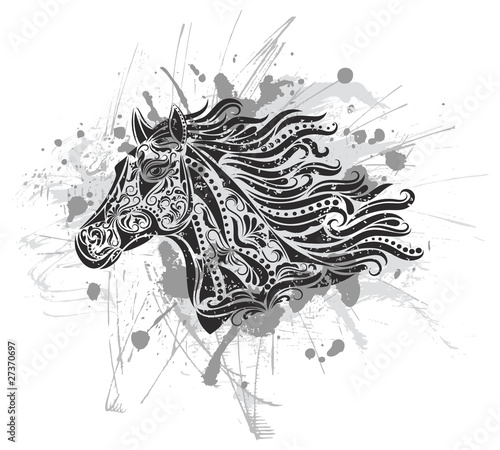 Grunge horse.