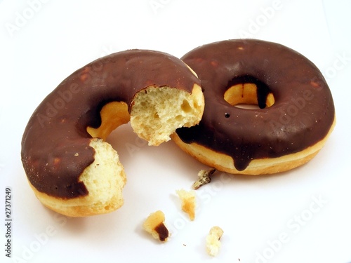 Valokuva Chocolate doughnuts - I couldn't resist