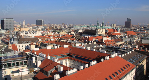 Vienne, vue des toits