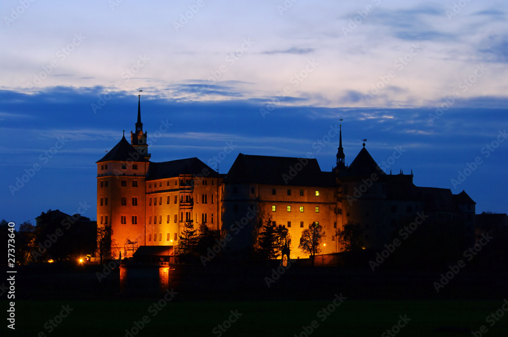 Torgau Burg Nacht - Torgau castle night 03