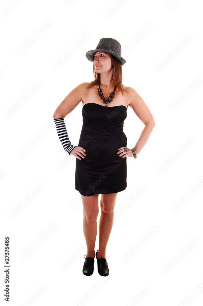 Lady with hat. Lady with hat.