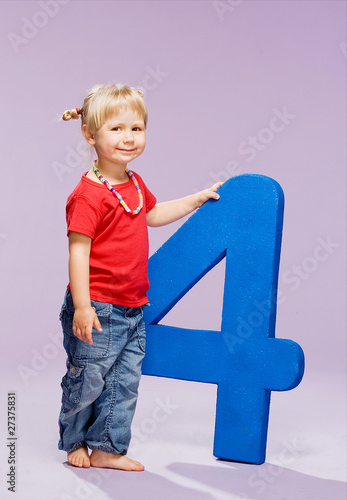 girl with 4