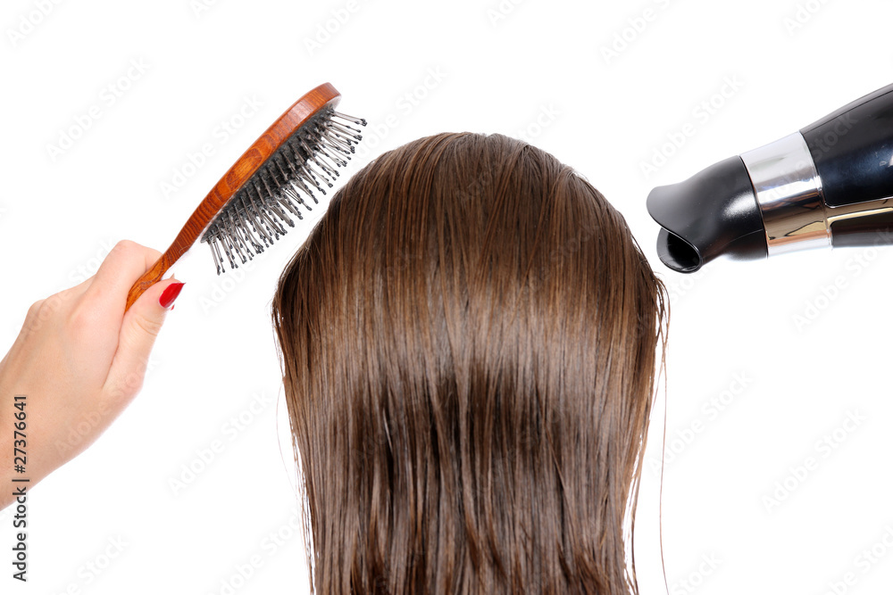 Fototapeta premium Young woman with long hair