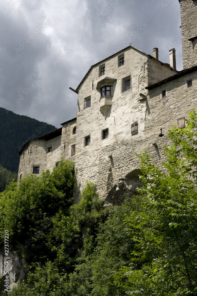 Detail of Medieval Tures Castle - Tyrol, Italy