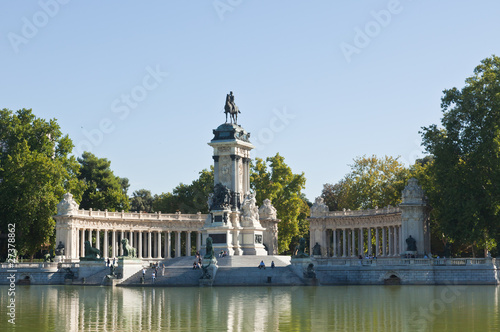 The Retiro Park in Madrid City