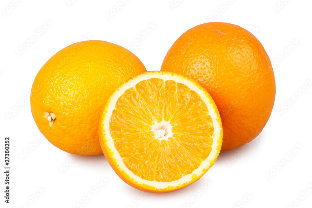 oranges isolated on white background oranges isolated on white background