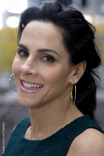 Business woman smiling