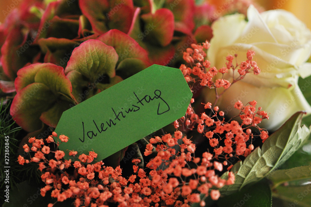 Naklejka premium Liebe, Blumen