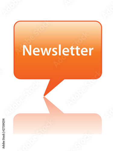 NEWSLETTER Speech Bubble Icon (customer information read button)